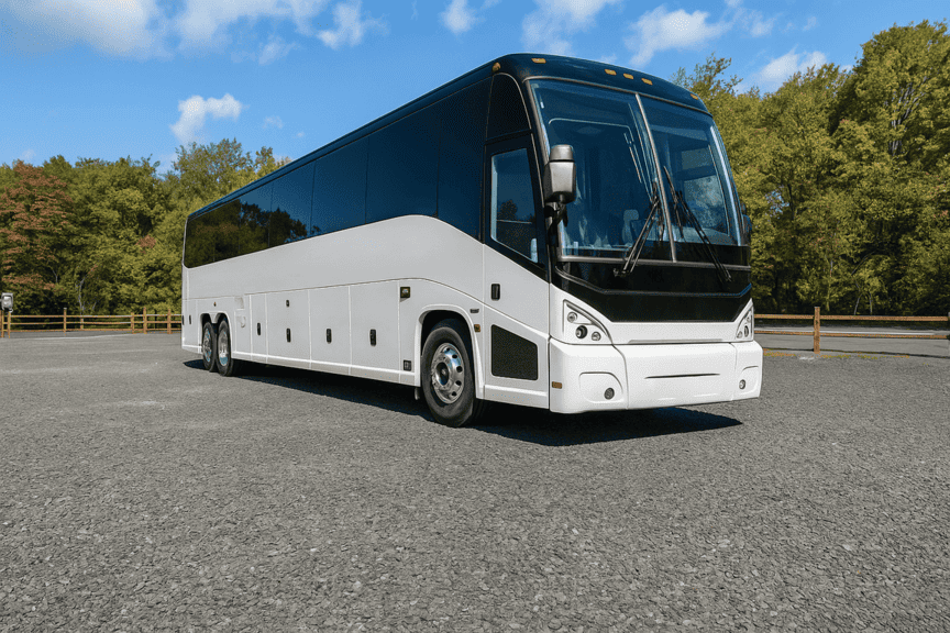 picture of Charter Bus Rental Rochester Hills coach bus